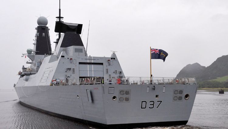 Type 45 destroyer. Foto credit: Royal Navy