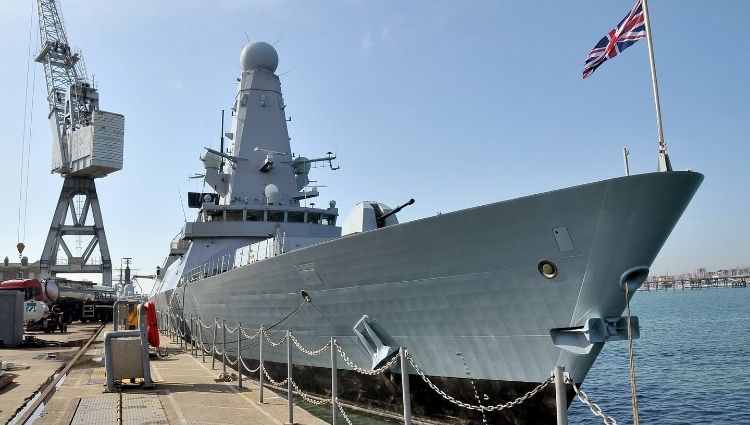 Type 45 destroyer. Foto credit: Royal Navy